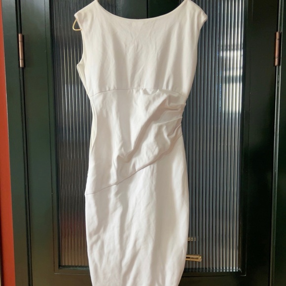 Chic White Midi Dress - Picture 1 of 2